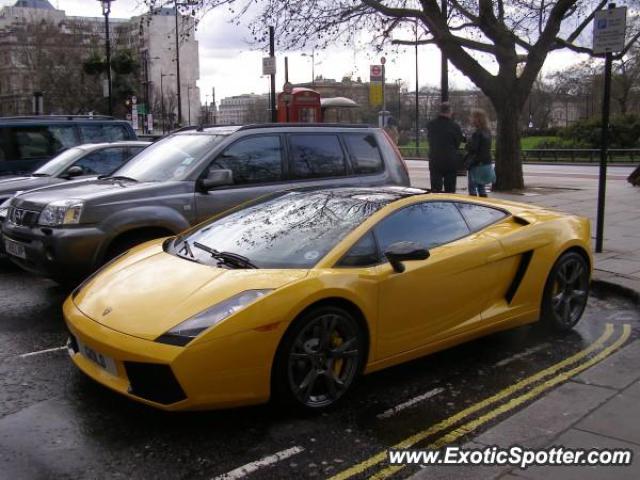 Lamborghini Gallardo spotted in London, United Kingdom