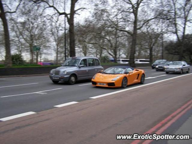 Lamborghini Gallardo spotted in London, United Kingdom