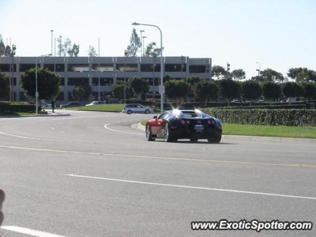 Bugatti Veyron spotted in Irvine, California