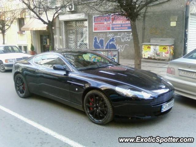 Aston Martin DB9 spotted in Sofia, Bulgaria