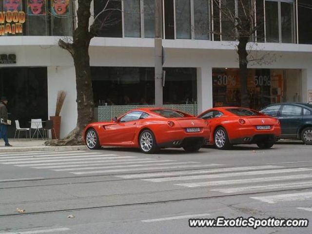 Ferrari 599GTB spotted in Sofia, Bulgaria