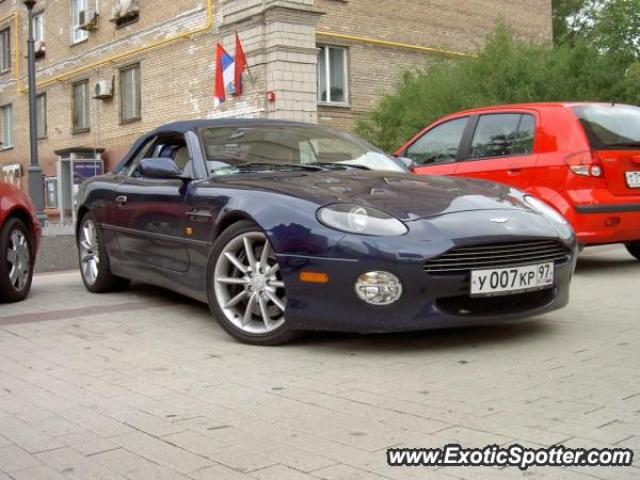 Aston Martin DB7 spotted in Moscow, Russia