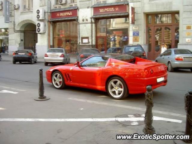 Ferrari 575M spotted in Moscow, Russia