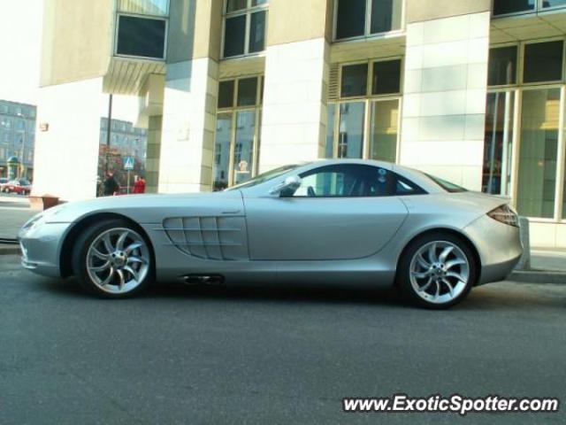 Mercedes SLR spotted in Warsaw, Poland