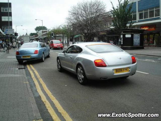 Bentley Continental spotted in Birmaingham, United Kingdom