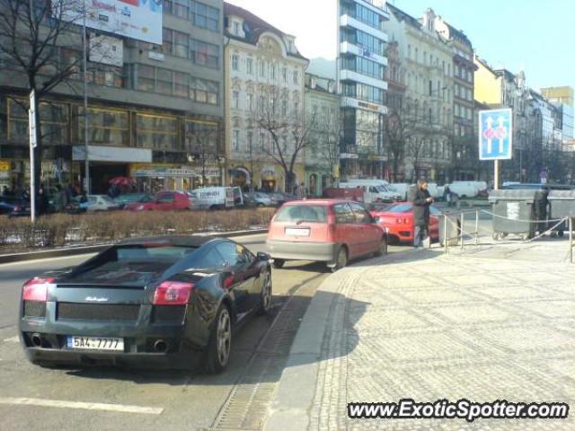 Lamborghini Gallardo spotted in Prague, Czech Republic