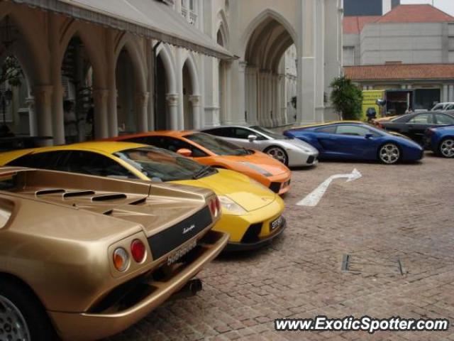 Lamborghini Gallardo spotted in Victoria Street Singapore, Singapore