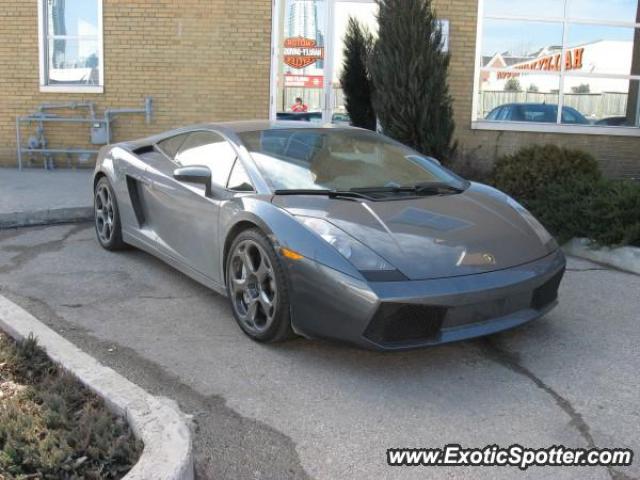 Lamborghini Gallardo spotted in Toronto, Canada