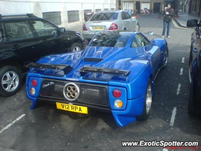 Pagani Zonda spotted in London, United Kingdom