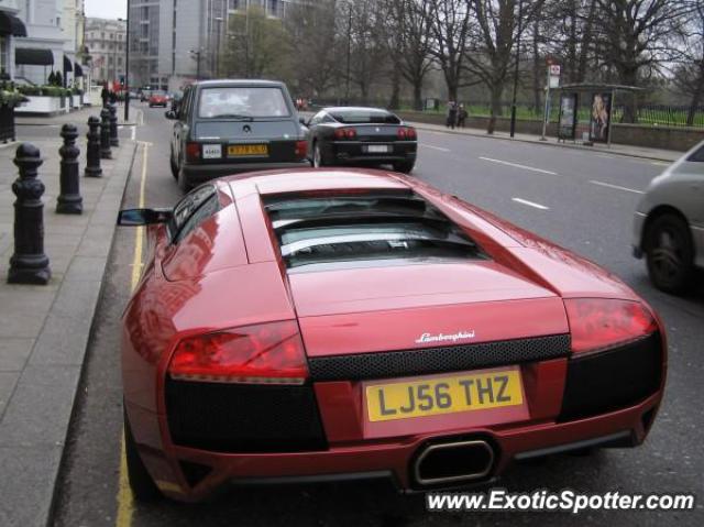 Lamborghini Murcielago spotted in London, United Kingdom