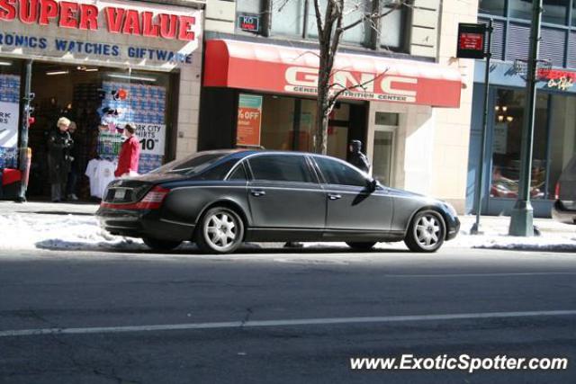 Mercedes Maybach spotted in New York Manhatten, New York