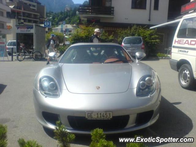 Porsche Carrera GT spotted in Engelberg, Switzerland