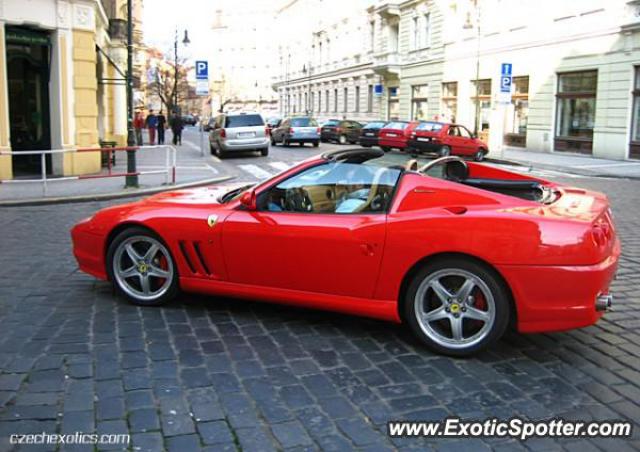 Ferrari 575M spotted in Prague, Czech Republic