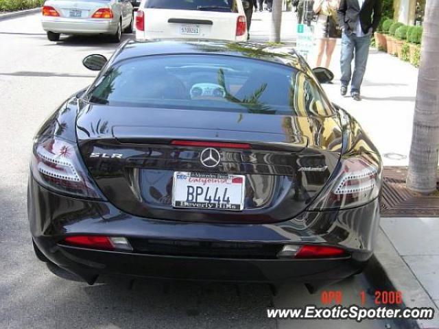 Mercedes SLR spotted in Hollywood, California