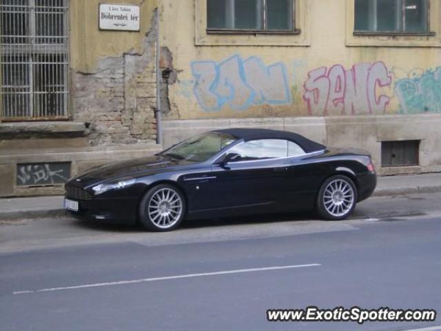 Aston Martin DB9 spotted in Budapest, Hungary