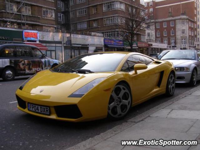 Lamborghini Gallardo spotted in London, United Kingdom