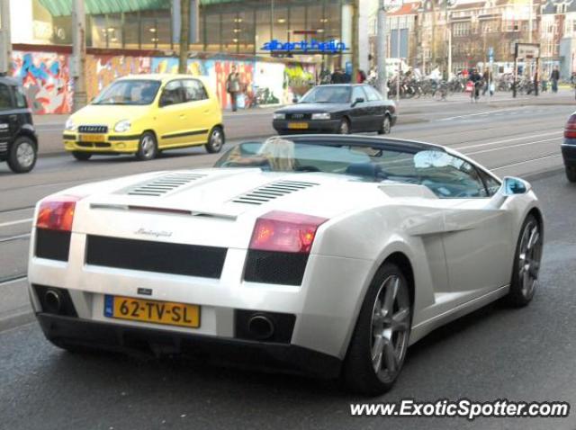 Lamborghini Gallardo spotted in Amsterdam, Netherlands