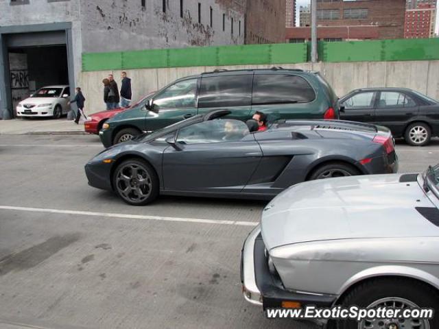 Lamborghini Gallardo spotted in New York, New York