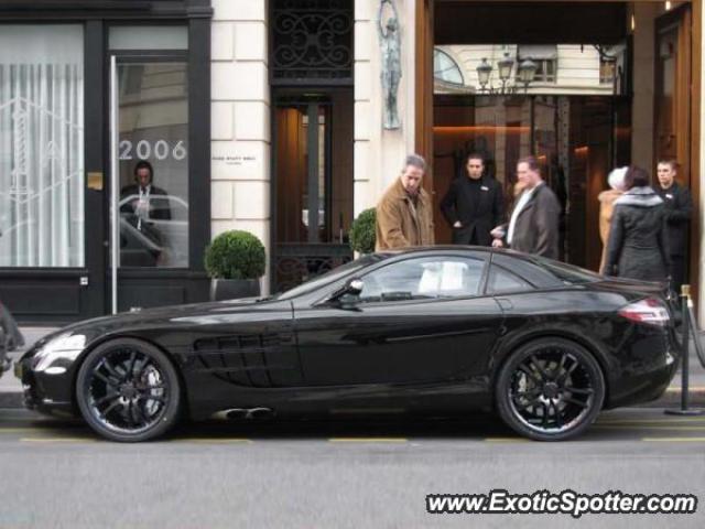 Mercedes SLR spotted in PARIS, France