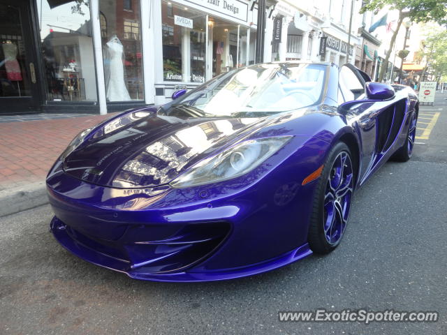 Mclaren MP4-12C spotted in Red Bank, New Jersey