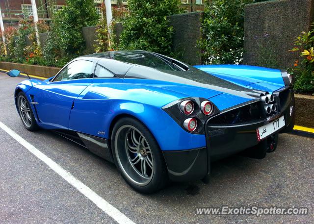 Pagani Huayra spotted in London, United Kingdom