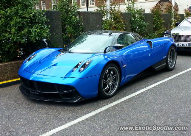 Pagani Huayra spotted in London, United Kingdom