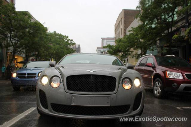 Bentley Continental spotted in Montreal, Canada