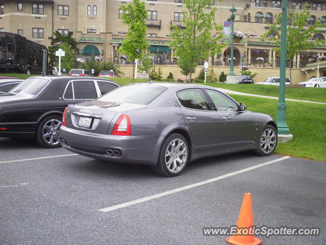 Maserati Quattroporte spotted in Hershey, Pennsylvania