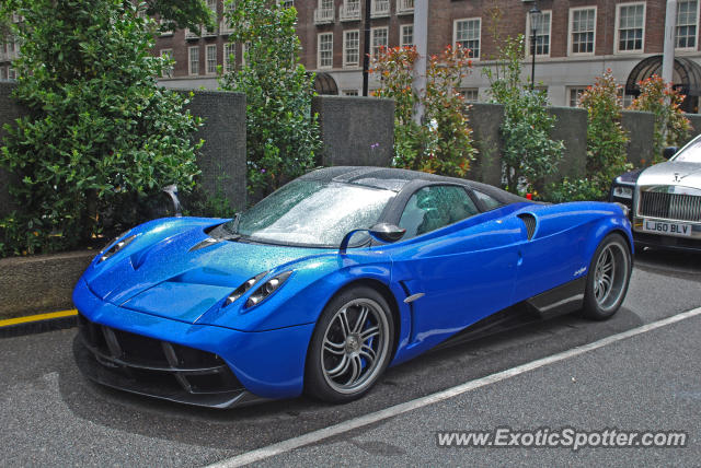 Pagani Huayra spotted in London, United Kingdom