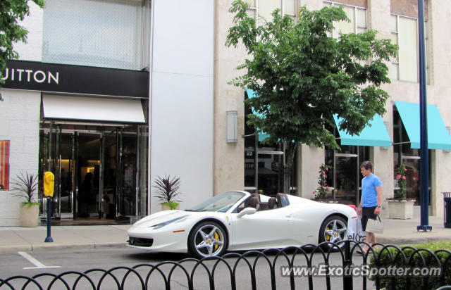 Ferrari 458 Italia spotted in Columbus, Ohio