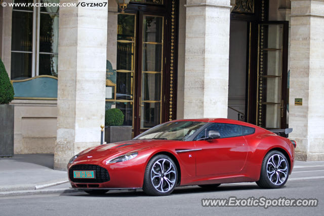 Aston Martin Zagato spotted in Paris, France