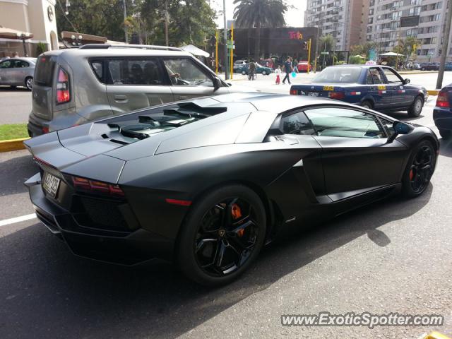 Lamborghini Aventador spotted in Lima, Peru