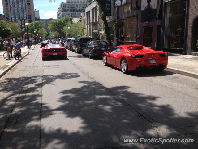 Ferrari 458 Italia spotted in Toronto, Canada