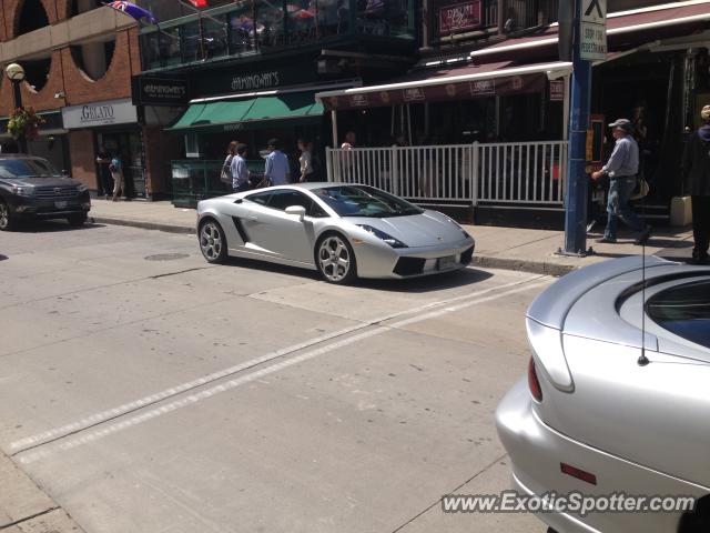 Lamborghini Gallardo spotted in Toronto, Canada