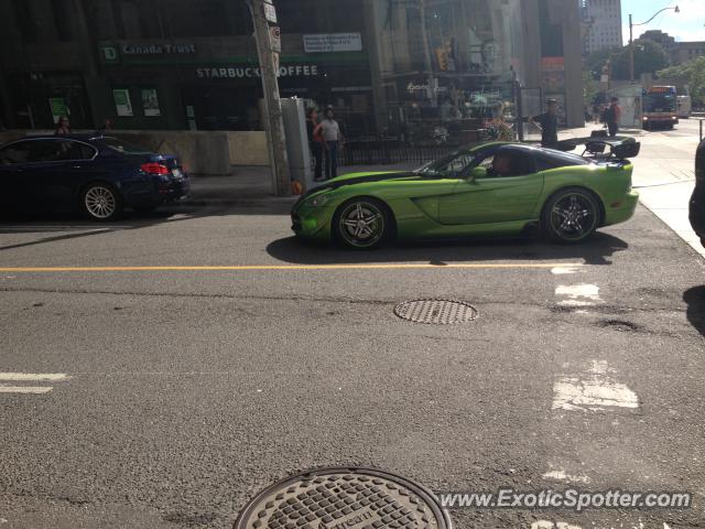 Dodge Viper spotted in Toronto, Canada