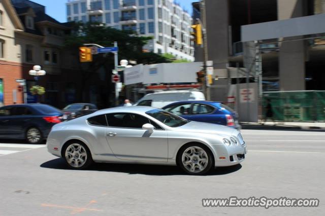 Bentley Continental spotted in Toronto, Canada