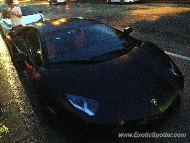 Lamborghini Aventador spotted in Shanghai, China