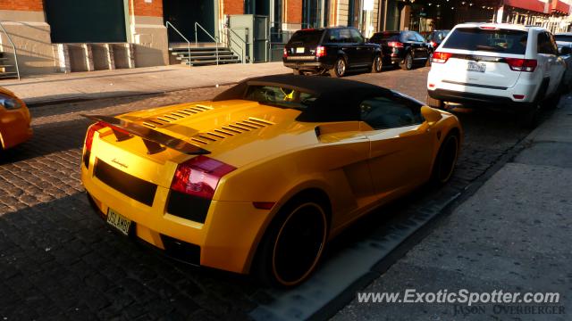 Lamborghini Gallardo spotted in Manhattan, New York