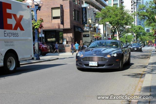 Aston Martin DB9 spotted in Toronto, Canada
