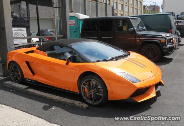 Lamborghini Gallardo spotted in New York City, New York