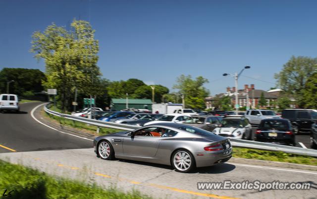 Aston Martin DB9 spotted in Greenwich, Connecticut