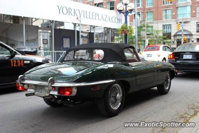 Jaguar E-Type spotted in Toronto, Canada