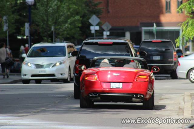 Bentley Continental spotted in Toronto, Canada