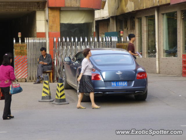 Bentley Continental spotted in Xi'an, China