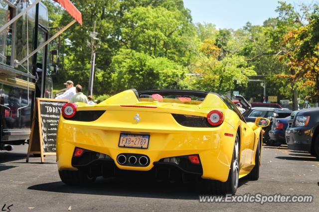 Ferrari 458 Italia spotted in Greenwich, Connecticut