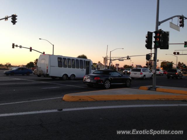 Bentley Continental spotted in Madera, California