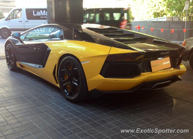 Lamborghini Aventador spotted in Melbourne, Australia