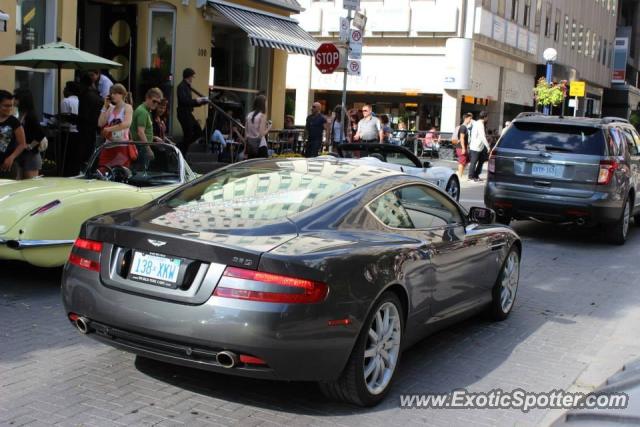 Aston Martin DB9 spotted in Toronto, Canada