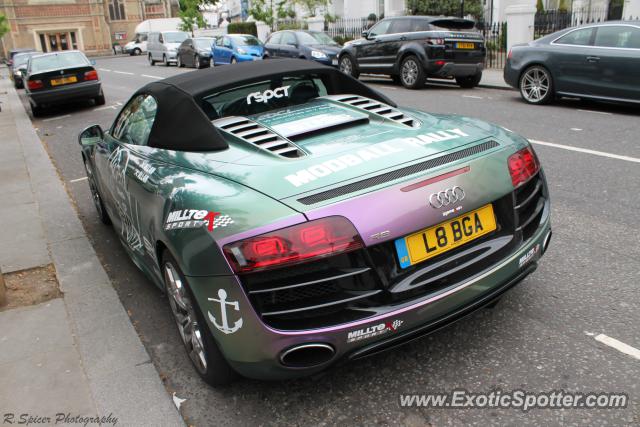 Audi R8 spotted in London, United Kingdom