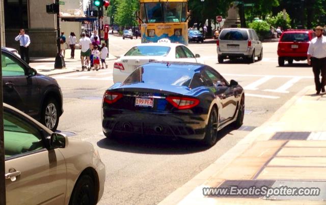 Maserati GranTurismo spotted in Boston, Massachusetts